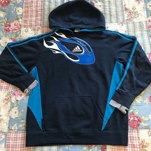 Vintage 2000s Adidas Football Hoodie Sweater